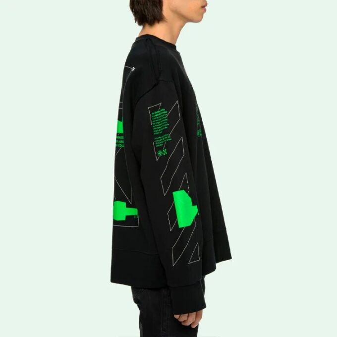 Jersey de hombre con logotipo y dibujo de flechas fluorescentes Arrows