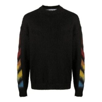 Jersey de hombre con logotipo y eslogan en degradado, color negro