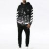 Jersey de hombre con logotipo y rayas diagonales