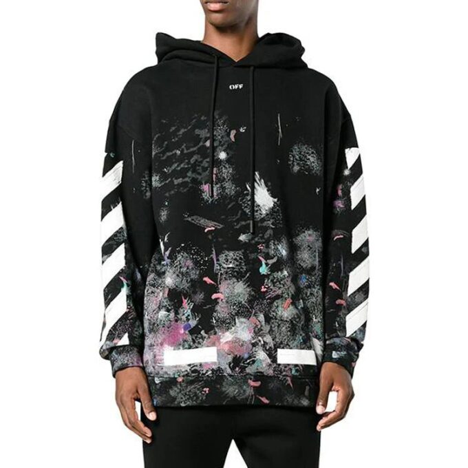 Jersey de hombre con logotipo y rayas diagonales