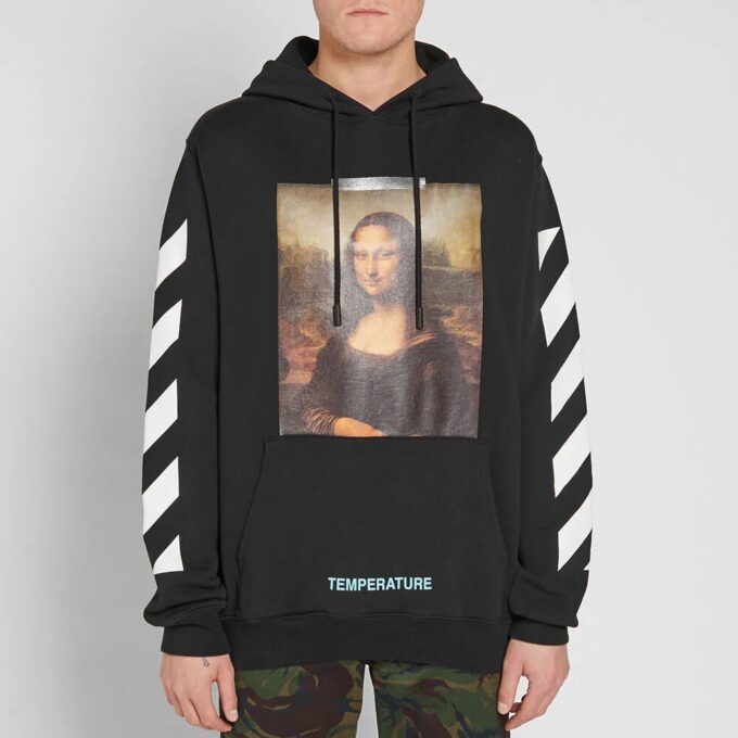 Jersey de hombre Mona Lisa de Arrows Sketch, corte normal