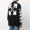Jersey de hombre Off-White SS21 con estampado de la Mona Lisa, negro