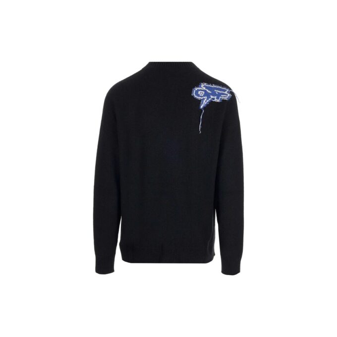 Jersey de lana con intarsia de flechas Arrows