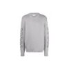 Jersey de lana con logotipo bordado Off-White para hombre, gris