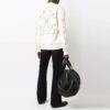 Jersey de lana de cuello redondo y manga larga con patrón de Arrows Off-White para hombre FW21, blanco