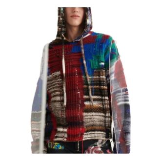 Jersey de lana de manga larga con capucha y bloques de color Off-White para hombre, colección Otoño-Invierno 2022