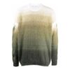 Jersey de lana de manga larga con cuello redondo y efecto degradado para hombre de Off-White, corte holgado, multicolor