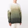 Jersey de lana de manga larga con cuello redondo y efecto degradado para hombre de Off-White, corte holgado, multicolor