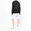 Jersey de lana de manga larga con cuello redondo y estampado de Arrows Off-White para hombre, temporada primavera-verano 2022, negro