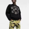 Jersey de lana de punto con estampado de flechas en 3D de Off-White para hombre, colección Otoño-Invierno 2021, corte holgado, negro