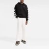 Jersey de manga corta con rayas blancas SS22, versión estándar, negro