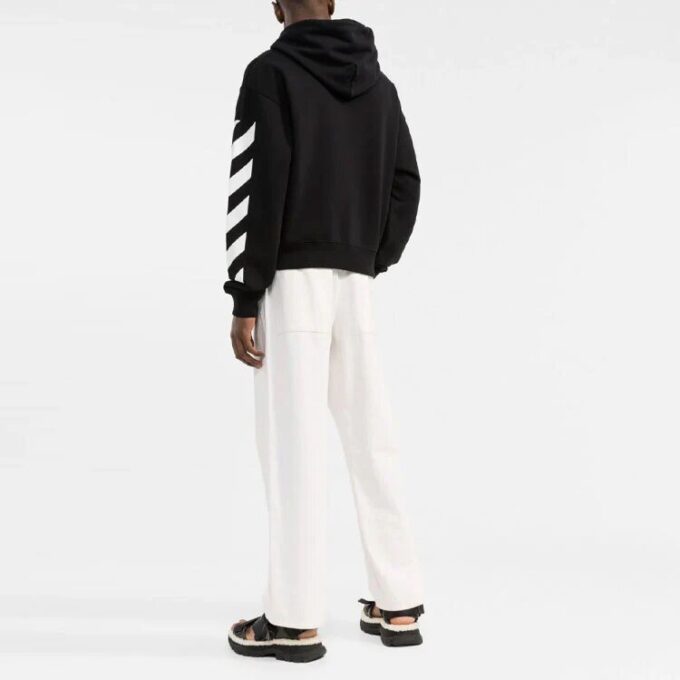 Jersey de manga corta con rayas blancas SS22, versión estándar, negro
