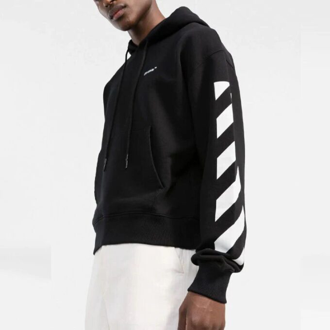 Jersey de manga corta con rayas blancas SS22, versión estándar, negro