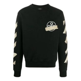 Jersey de manga larga con cuello redondo y logotipo para hombre Tape Arrow Jersey de manga larga con cuello redondo y logotipo para hombre Tape Arrow