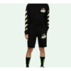 Jersey de manga larga con cuello redondo y logotipo para hombre Tape Arrow