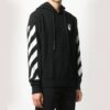 Jersey de manga larga con logo para hombre y rayas diagonales