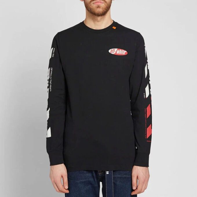 Jersey de manga larga holgado Arrow Rojo/Negro
