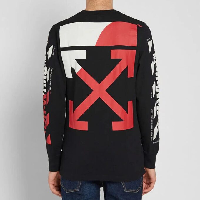 Jersey de manga larga holgado Arrow Rojo/Negro