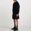 Jersey de manga larga holgado con estampado de logotipo Off-White para hombre FW21, negro