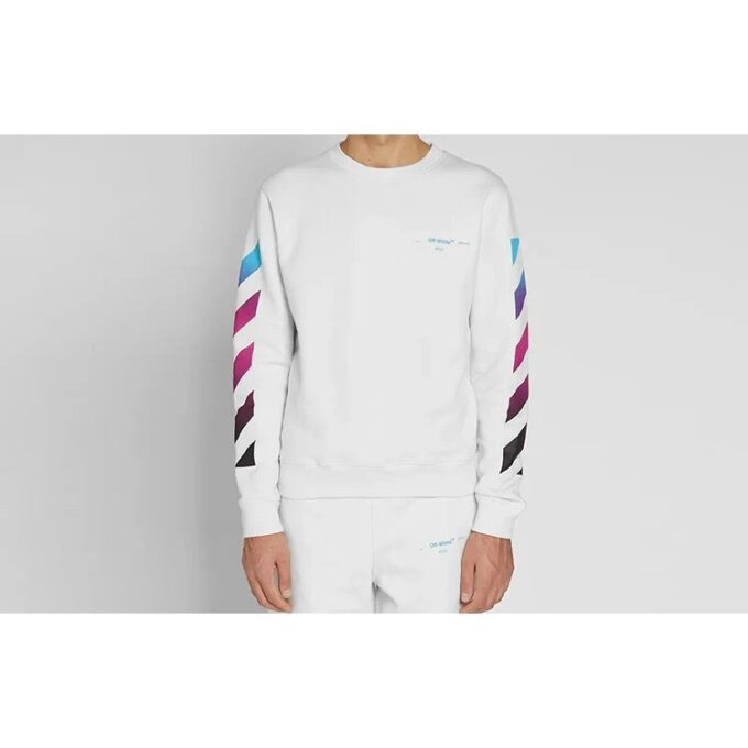 Jersey de manga larga para hombre con diseño de flechas degradadas