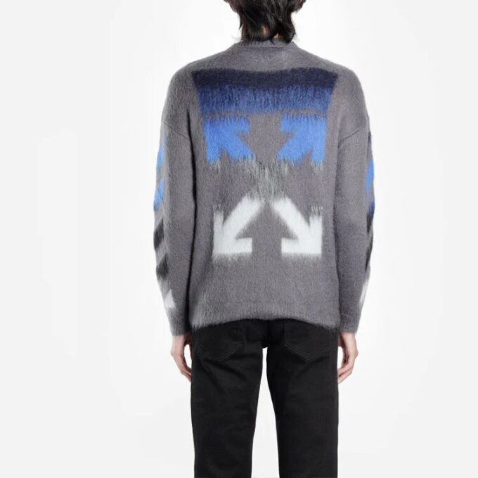 Jersey de mohair Arrow para hombre, gris, FW19