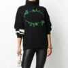 Jersey de punto con logotipo Off-White Negro
