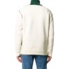 Jersey de punto de lana con cuello redondo y estampado de flores Jacquard Off-White para hombre, colección FW22, versión en blanco