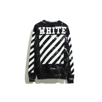 Jersey de punto Off-White para hombre, negro