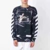 Jersey de punto Off-White para hombre, negro