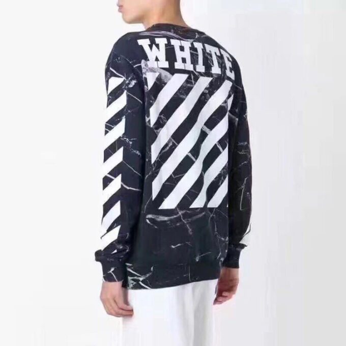 Jersey de punto Off-White para hombre, negro