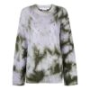 Jersey de punto trenzado con estampado tie-dye de Off-White «Grey Green»