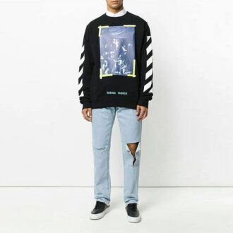 Jersey de rayas amarillas SS21, negro