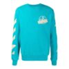 Jersey estampado con flechas para hombre, azul