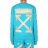 Jersey estampado con flechas para hombre, azul