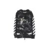 Jersey estampado de moda para hombre, negro