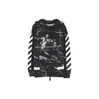 Jersey estampado de moda para hombre, negro