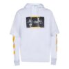 Jersey holgado con estampado de la pintura Caravaggio de Off-White para hombre, colección FW21, blanco