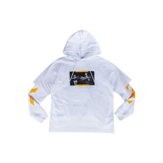Jersey holgado con estampado de la pintura Caravaggio de Off-White para hombre, colección FW21, blanco Jersey holgado con estampado de la pintura Caravaggio de Off-White para hombre, colección FW21, blanco