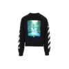 Jersey holgado con estampado negro de Off-White para hombre