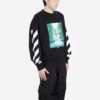 Jersey holgado con estampado negro de Off-White para hombre