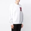 Jersey holgado de algodón sin rematar para hombre