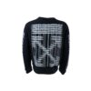 Jersey holgado de cuello redondo para hombre de Off-White con estampado en negro