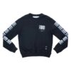 Jersey holgado de cuello redondo para hombre de Off-White con estampado en negro