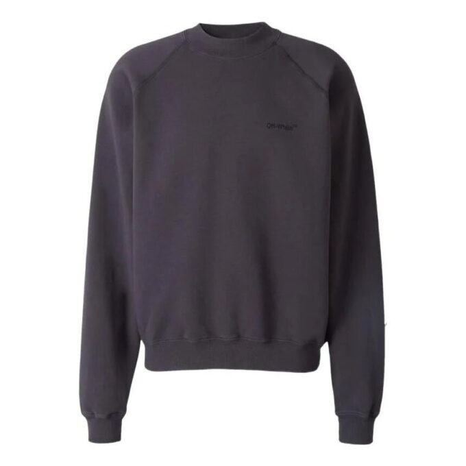 Jersey Off-White para hombre de la colección SS22 con estampado de Arrows, color gris otoño