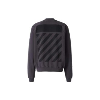 Jersey Off-White para hombre de la colección SS22 con estampado de Arrows, color gris otoño Jersey Off-White para hombre de la colección SS22 con estampado de Arrows, color gris otoño