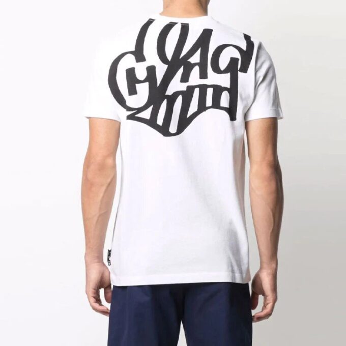 Jersey Off-White x Katsu con estampado cruzado, pantalones cortos y corte holgado, blanco
