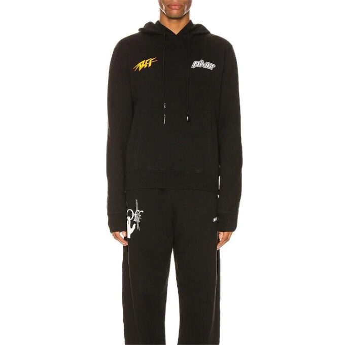 Jersey slim con logo Thunder Letter para hombre FW20