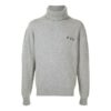 Jersey unisex con logotipo bordado de la colección SS21, gris