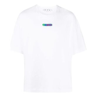 Logotipo en la espalda, manga corta, blanco Logotipo en la espalda, manga corta, blanco