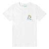 Los Simpson Estampado Pantalones Cortos Blanco